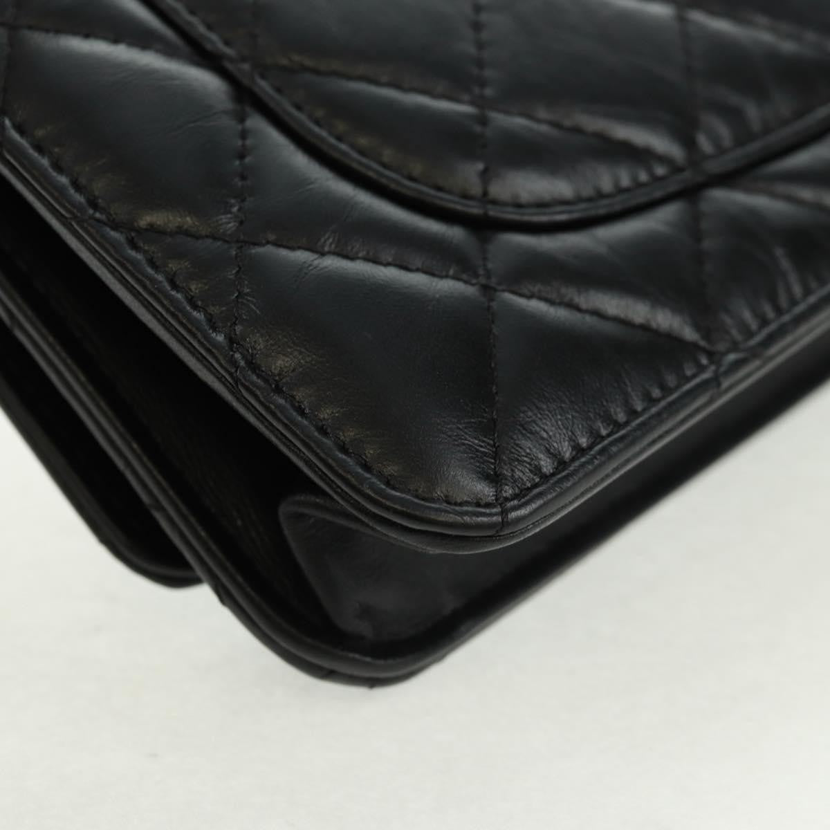 Chanel Lucky Charms Reissue 2.55 Flap Bag Leather Black Leather Shoulder Bag Bag
