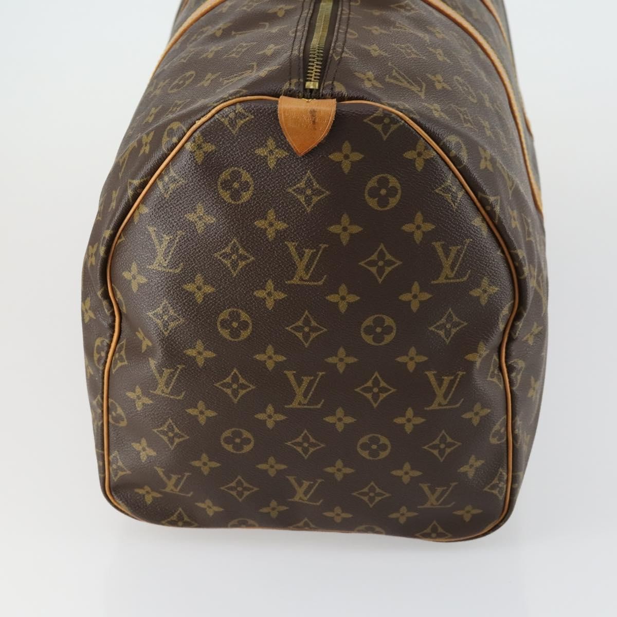 Louis Vuitton Keepall Bag Monogram Canvas Brown Canvas Travel Bag