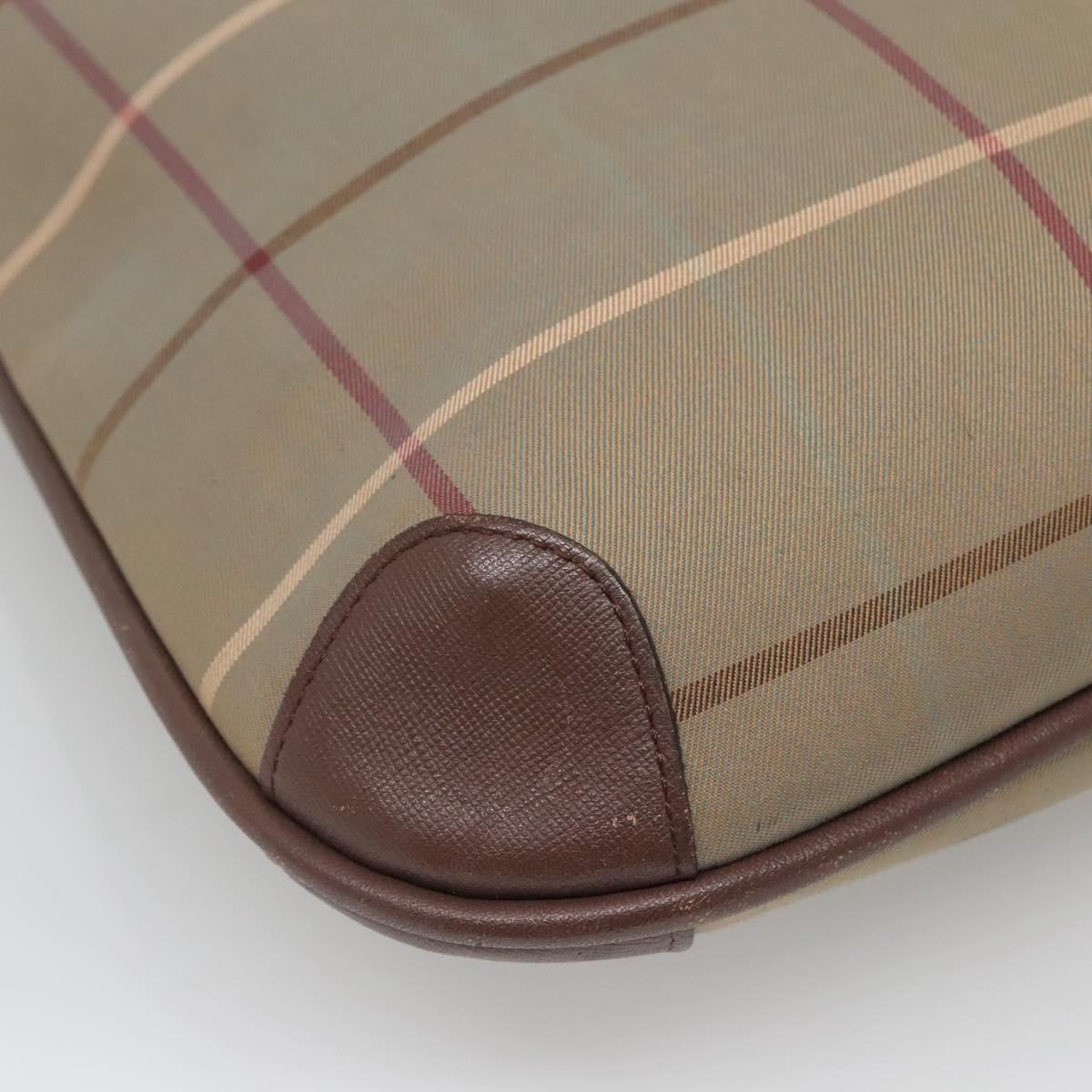 Burberry Nova Check Tote Canvas And Leather Beige Canvas Tote Bag