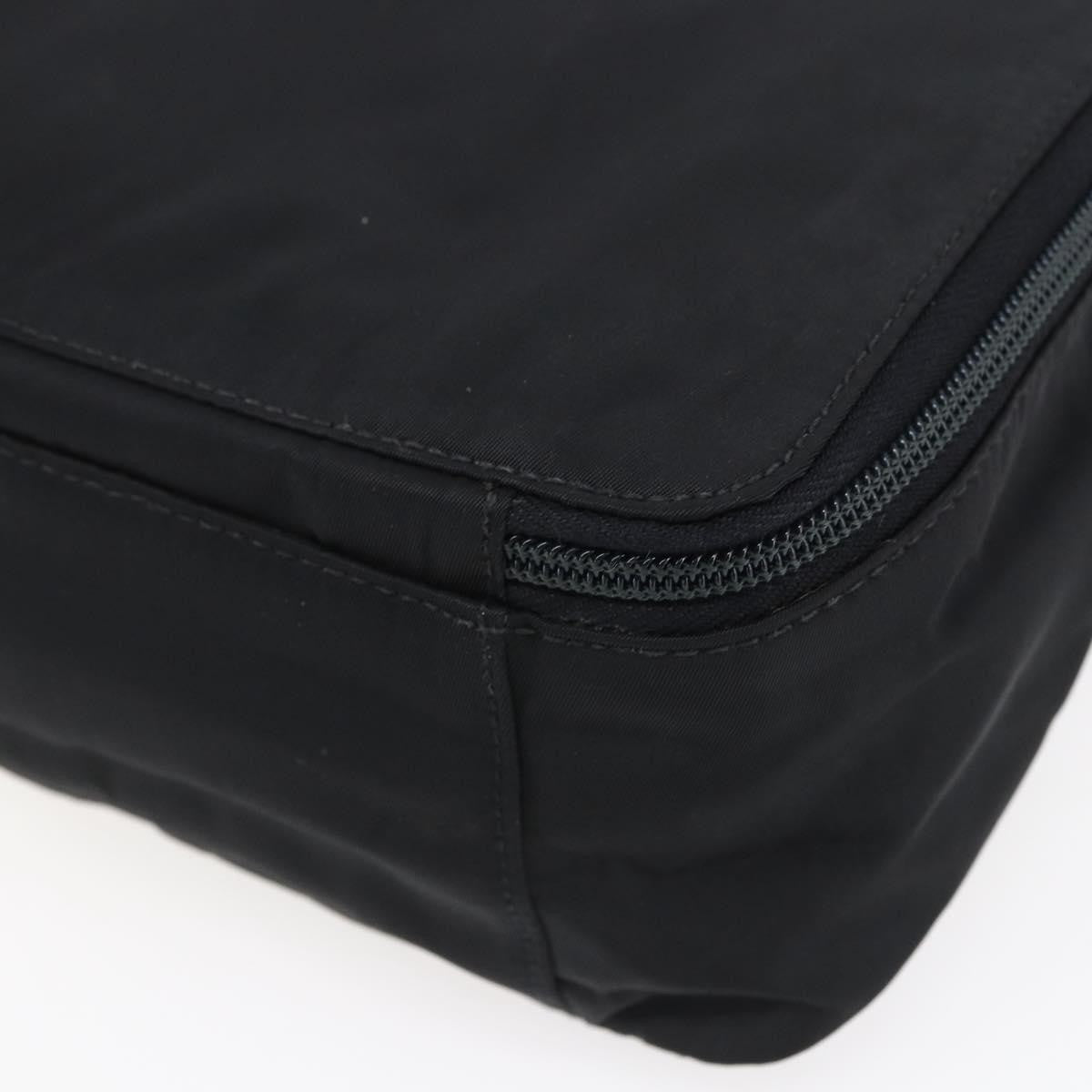 Prada Vintage Handbag Tessuto Black Nylon Handbag
