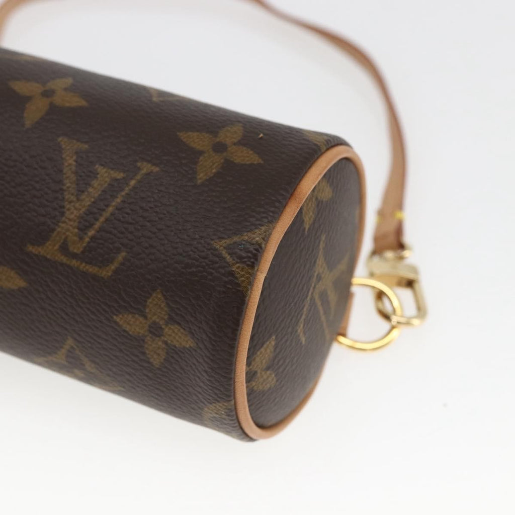 Louis Vuitton Papillon Pochette Monogram Canvas Brown Canvas Clutche & Pouche Bag