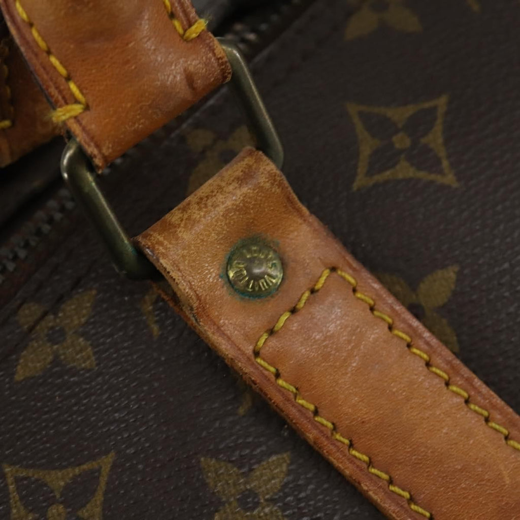 Louis Vuitton Keepall Bag Monogram Canvas Brown Canvas Travel Bag
