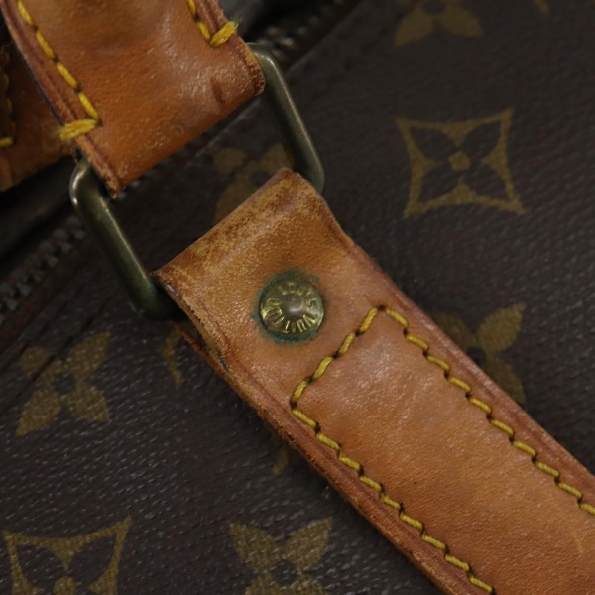 Louis Vuitton Keepall Bag Monogram Canvas Brown Canvas Travel Bag