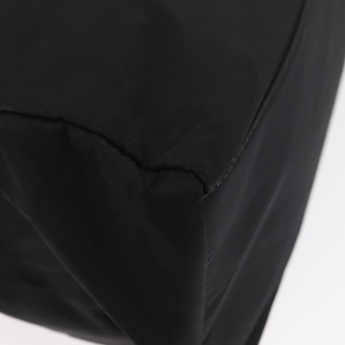 Prada Vintage Zip Tote Tessuto Black Nylon Tote Bag Bag