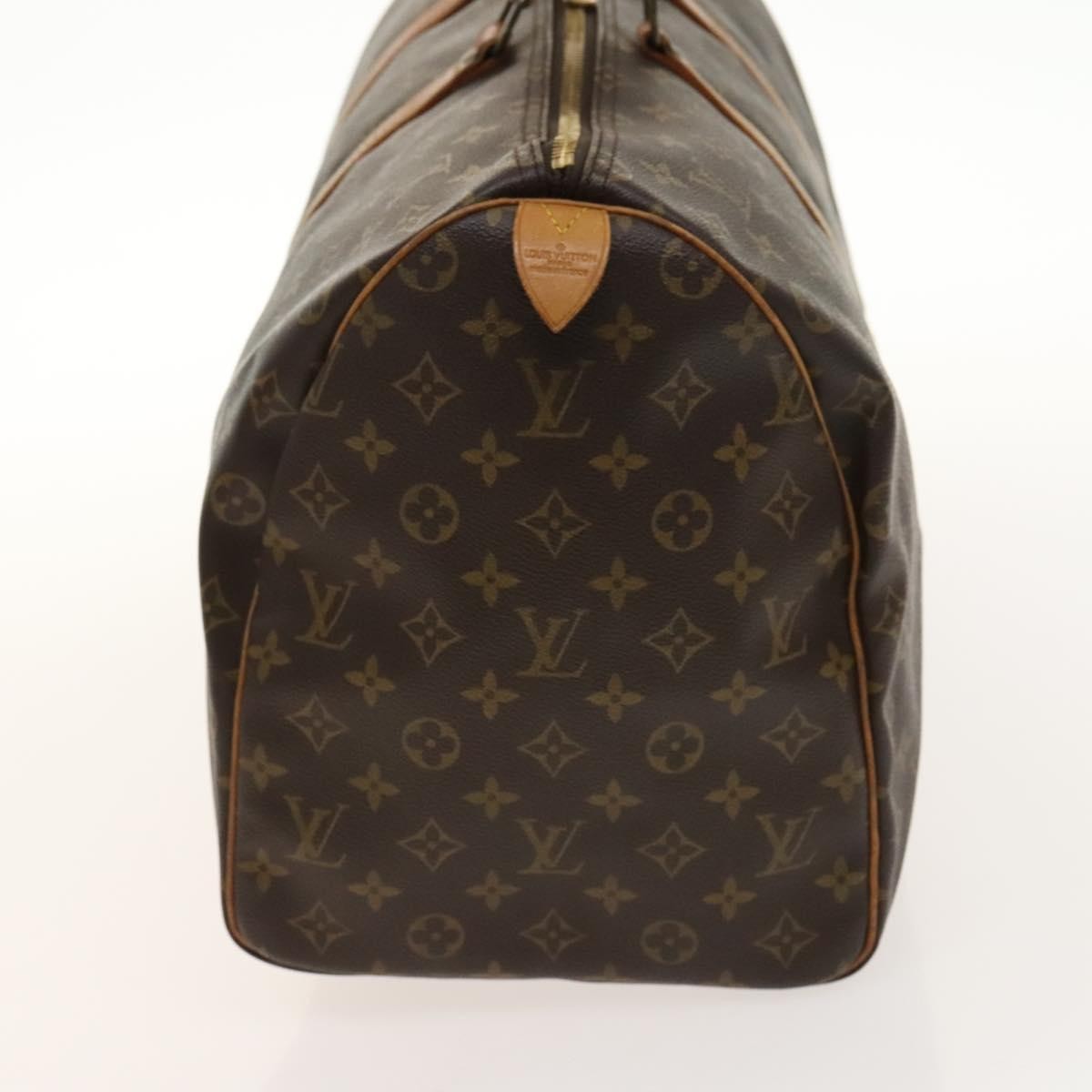 Louis Vuitton Keepall Bag Monogram Canvas Brown Canvas Travel Bag