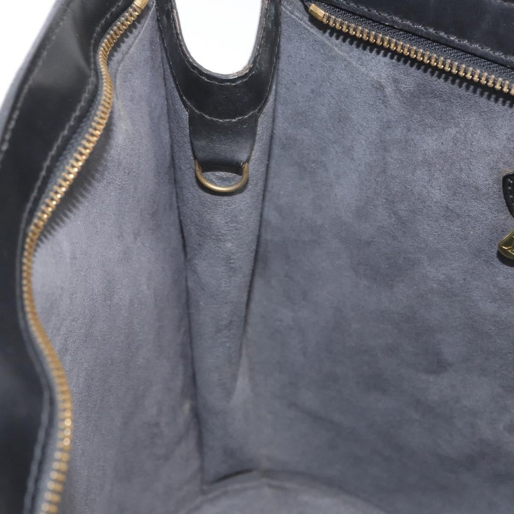Louis Vuitton Saint Jacques Handbag Epi Leather Black Leather Shoulder Bag