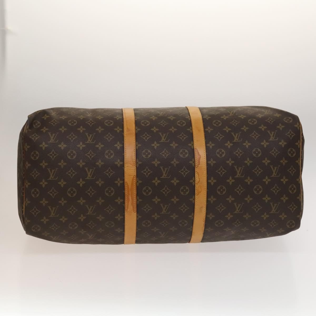 Louis Vuitton Keepall Bag Monogram Canvas Brown Canvas Travel Bag