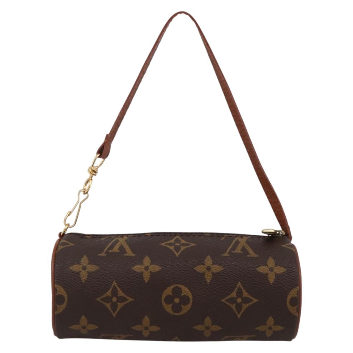 Louis Vuitton Papillon Pochette Monogram Canvas Brown Canvas Clutche & Pouche Bag