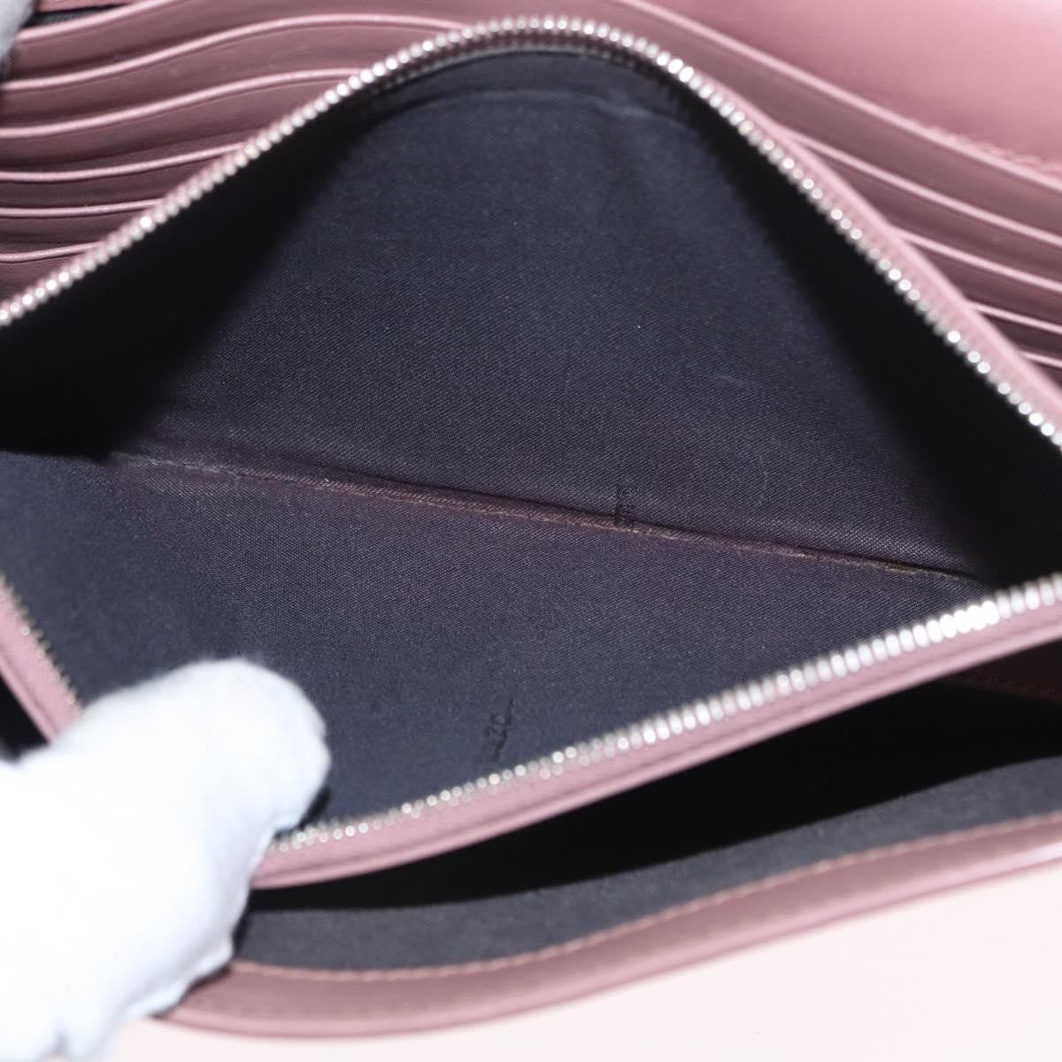 Fendi F Is Fendi Wallet On Chain Leather Pink Leather Shoulder Bag Bag