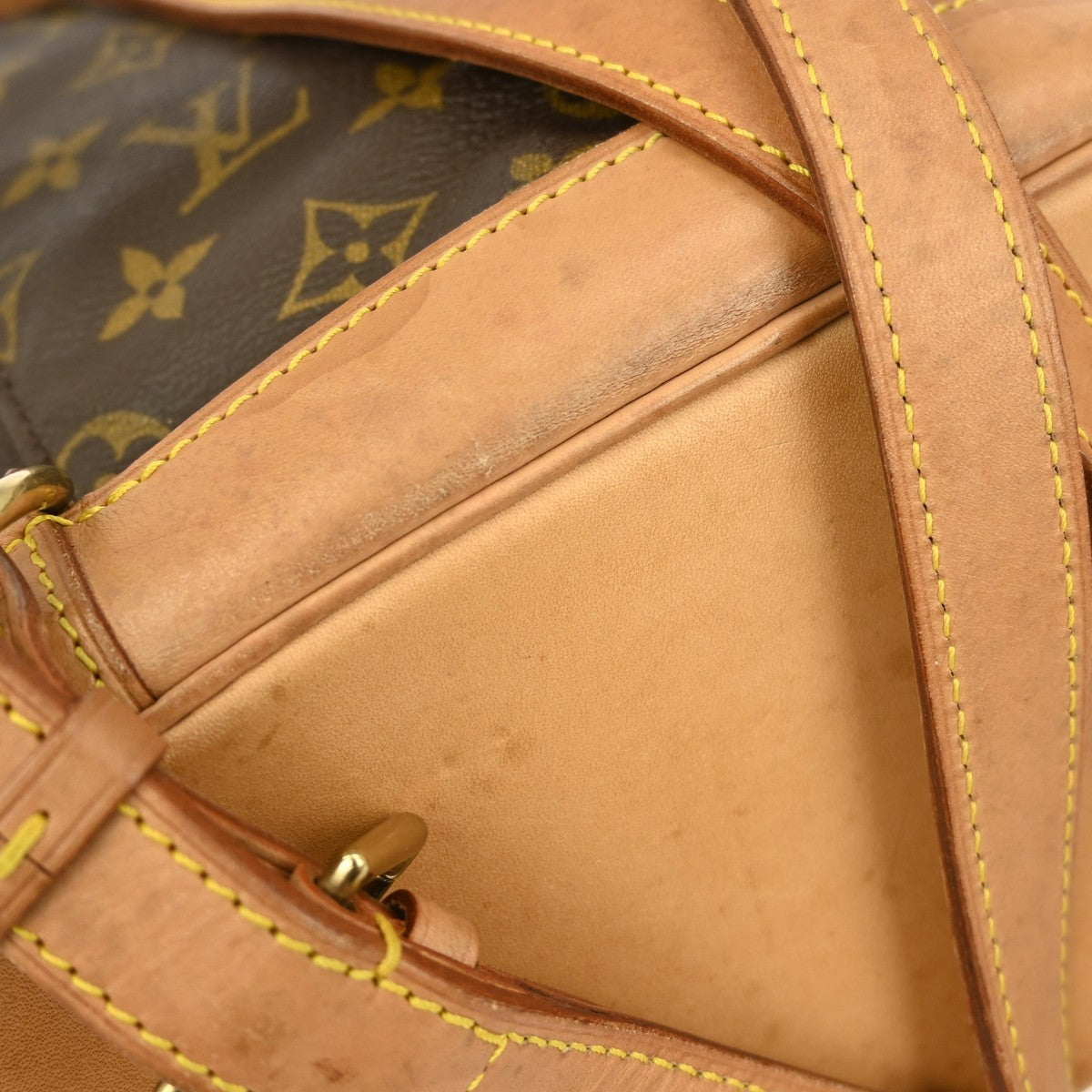 Louis Vuitton Montsouris Backpack Monogram Canvas Brown Canvas Backpack Bag