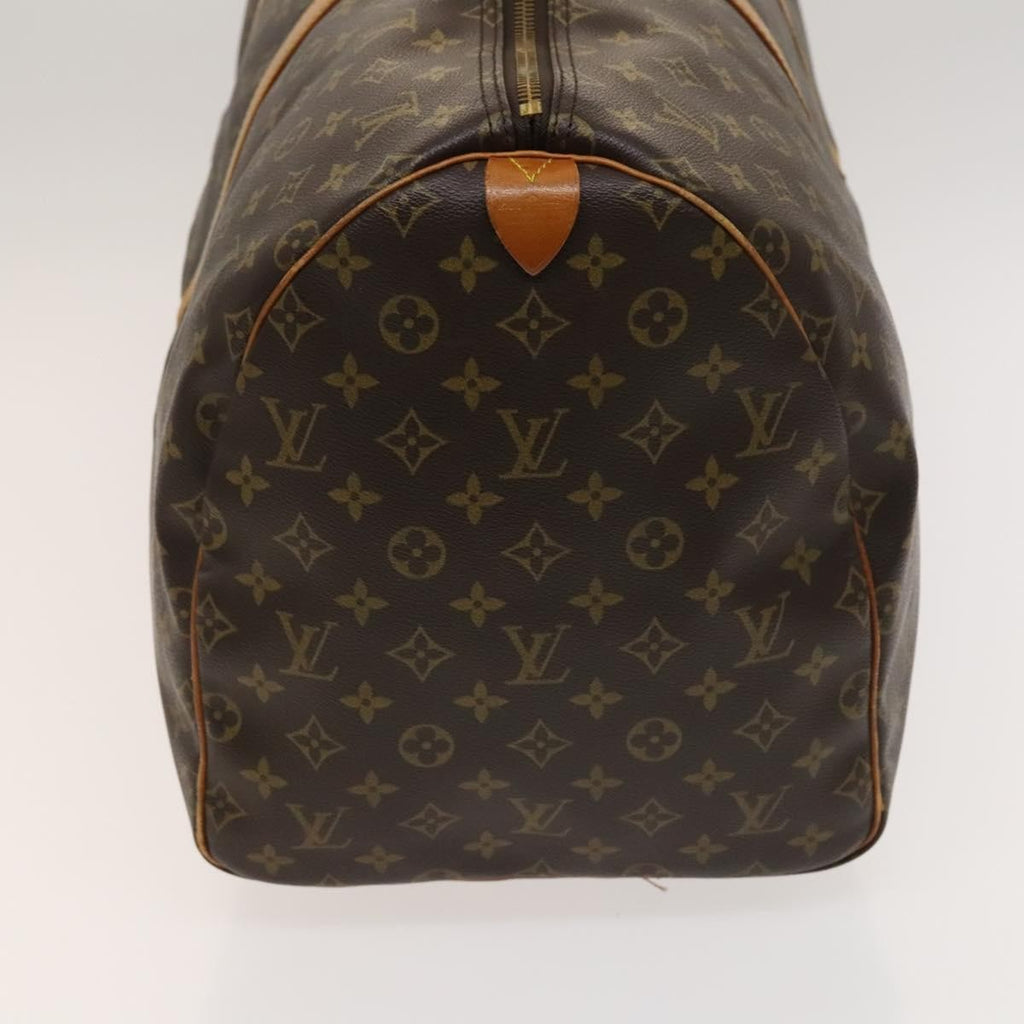 Louis Vuitton Keepall Bag Monogram Canvas Brown Canvas Travel Bag