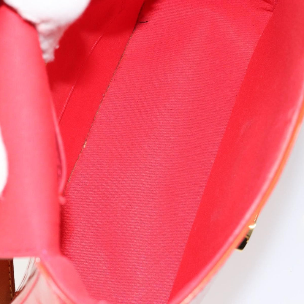 Louis Vuitton Bellflower Handbag Monogram Vernis Red Patent_Leather Shoulder Bag
