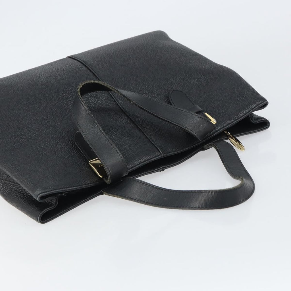 Burberry Vintage Handbag Leather Black Leather Handbag