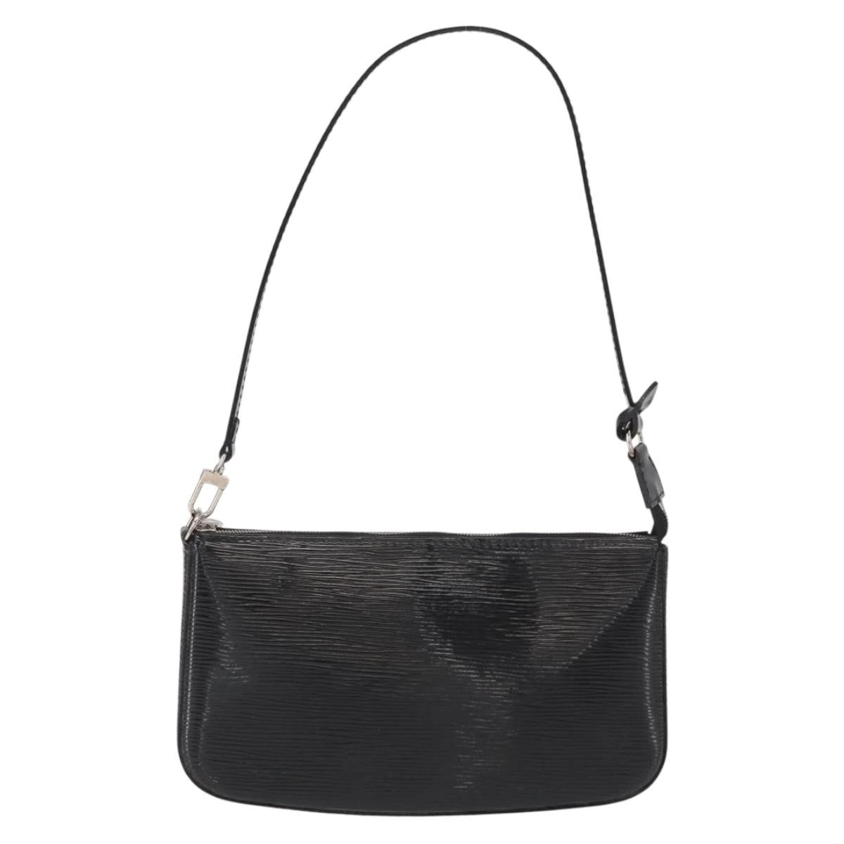 Louis Vuitton Pochette Accessoires Nm Electric Epi Leather Black Leather Clutche & Pouche Bag