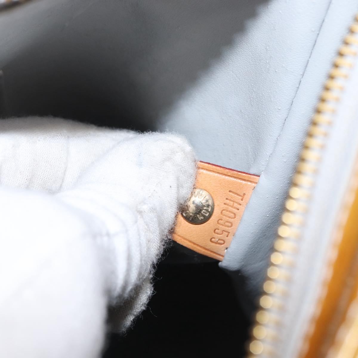 Louis Vuitton Houston Handbag Monogram Vernis Yellow Patent_Leather Tote Bag