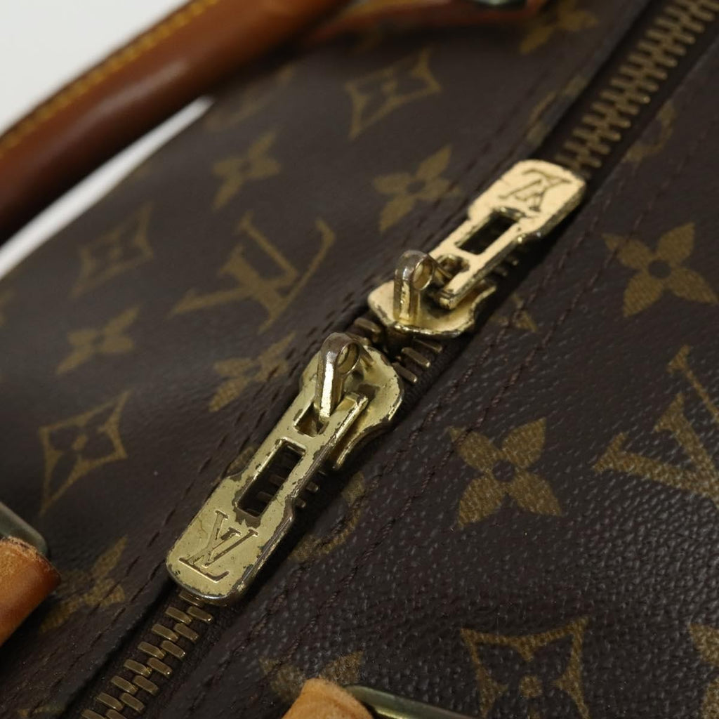 Louis Vuitton Keepall Bag Monogram Canvas Brown Canvas Travel Bag