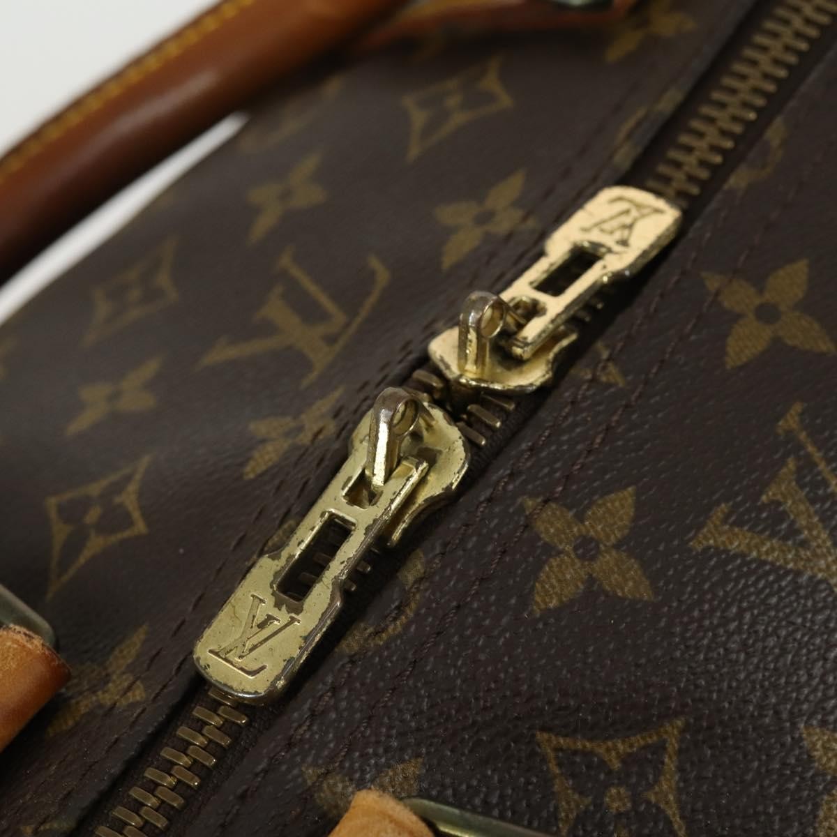 Louis Vuitton Keepall Bag Monogram Canvas Brown Canvas Travel Bag