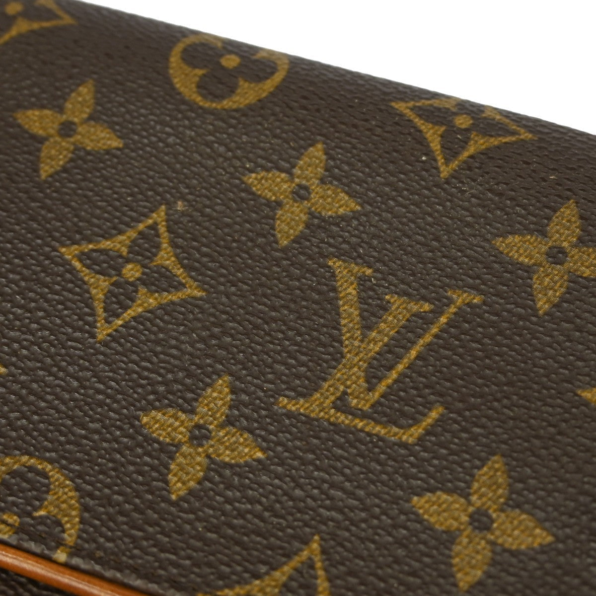 Louis Vuitton Twin Handbag Monogram Canvas Brown Canvas Clutche & Pouche Bag