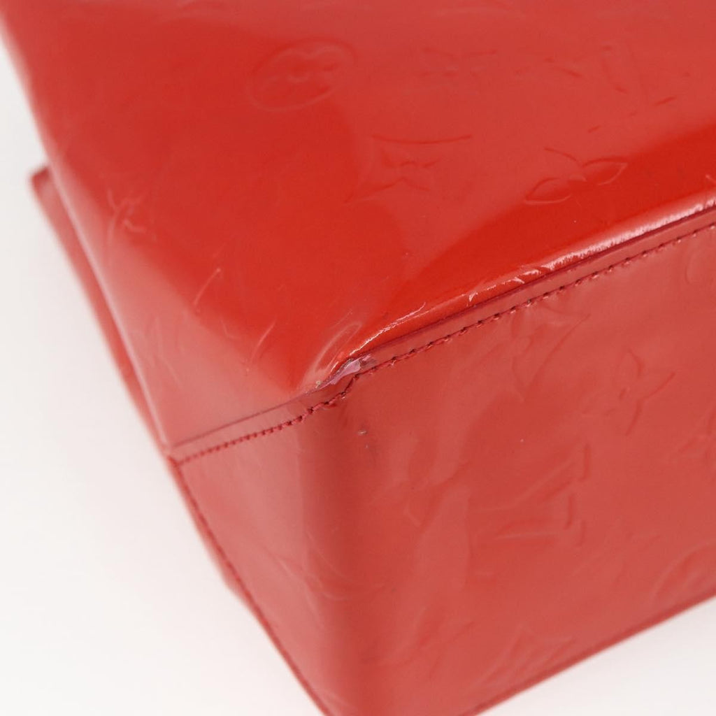 Louis Vuitton Reade Handbag Monogram Vernis Red Patent_Leather Handbag