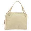 Prada Vintage Handbag Tessuto Beige Nylon Handbag