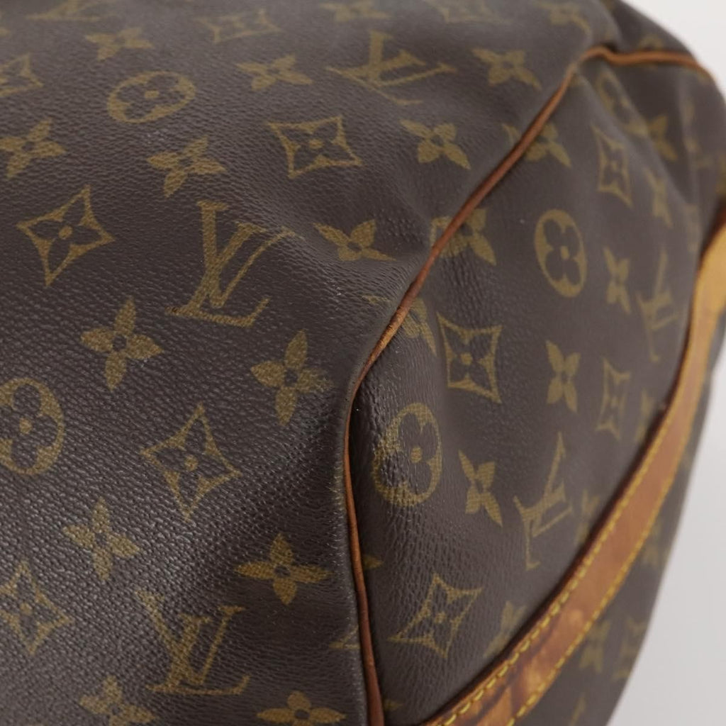Louis Vuitton Keepall Bandouliere Bag Monogram Canvas Brown Canvas Travel Bag