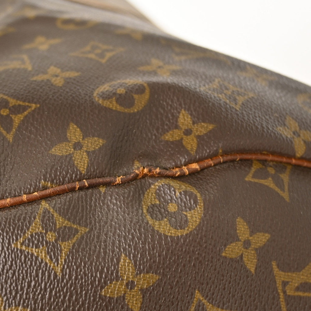 Louis Vuitton Keepall Bag Monogram Canvas Brown Canvas Travel Bag