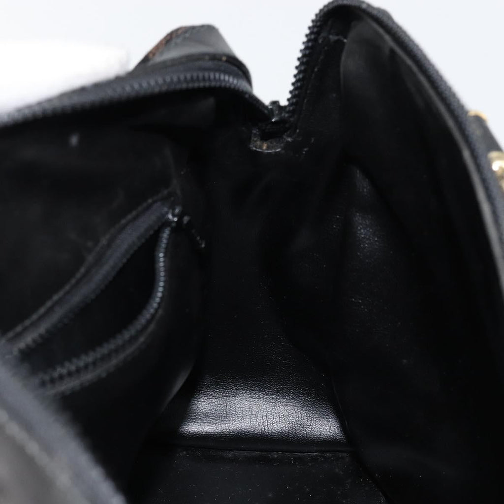 Celine Vintage Macadam Handbag C Macadam Suede Black Suede Handbag