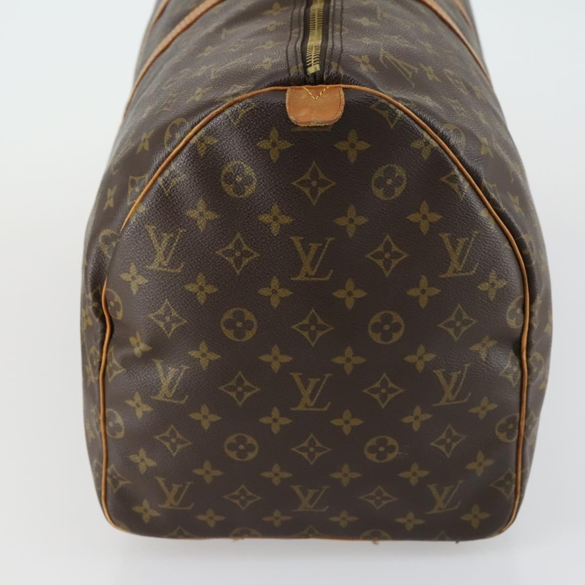 Louis Vuitton Keepall Bag Monogram Canvas Brown Canvas Travel Bag