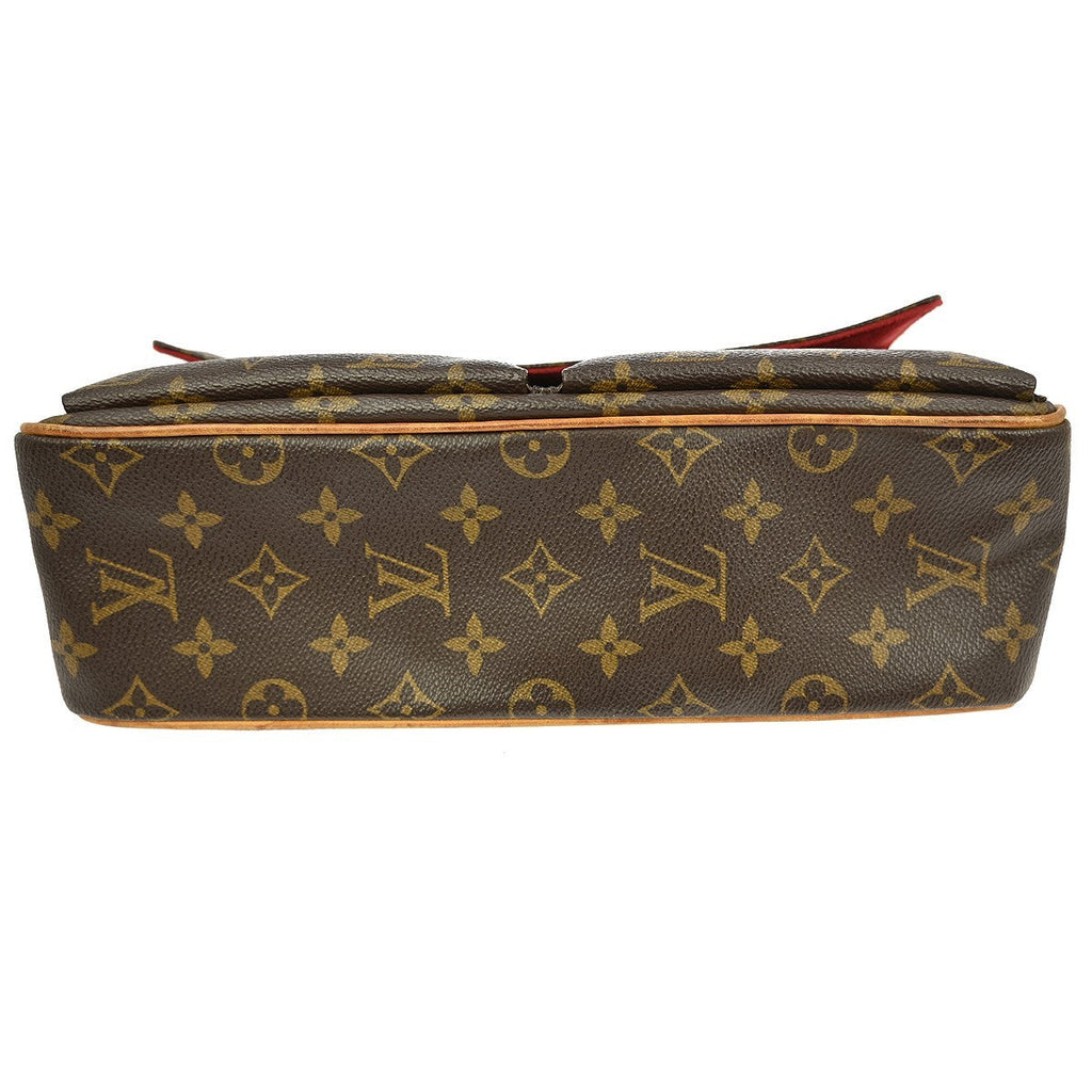 Louis Vuitton Viva Cite Handbag Monogram Canvas Brown Canvas Shoulder Bag