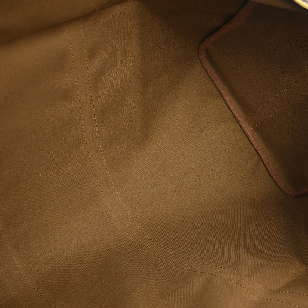 Louis Vuitton Keepall Bandouliere Bag Monogram Canvas Brown Canvas Travel Bag