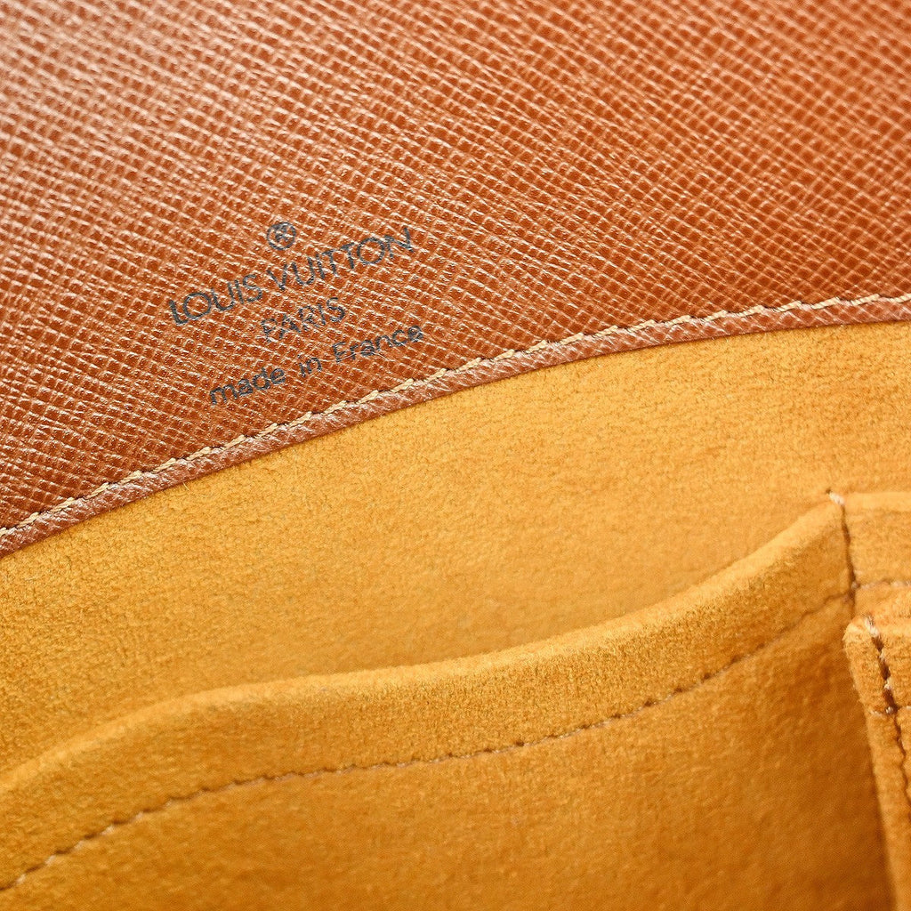 Louis Vuitton Musette Handbag Monogram Canvas Brown Canvas Shoulder Bag