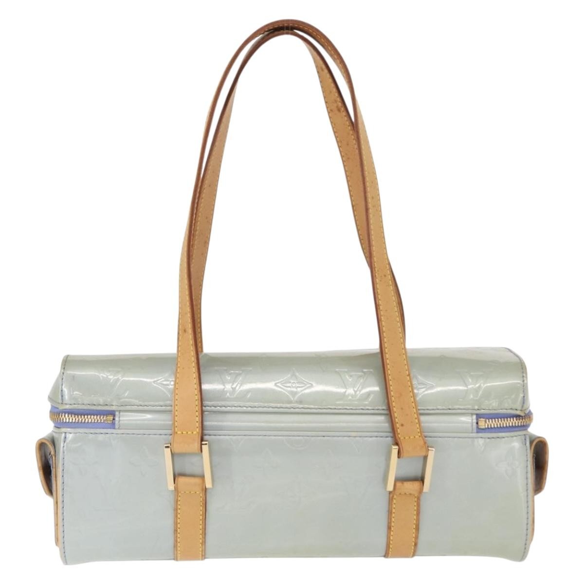Louis Vuitton Sullivan Horizontal Bag Monogram Vernis Purple Patent_Leather Handbag