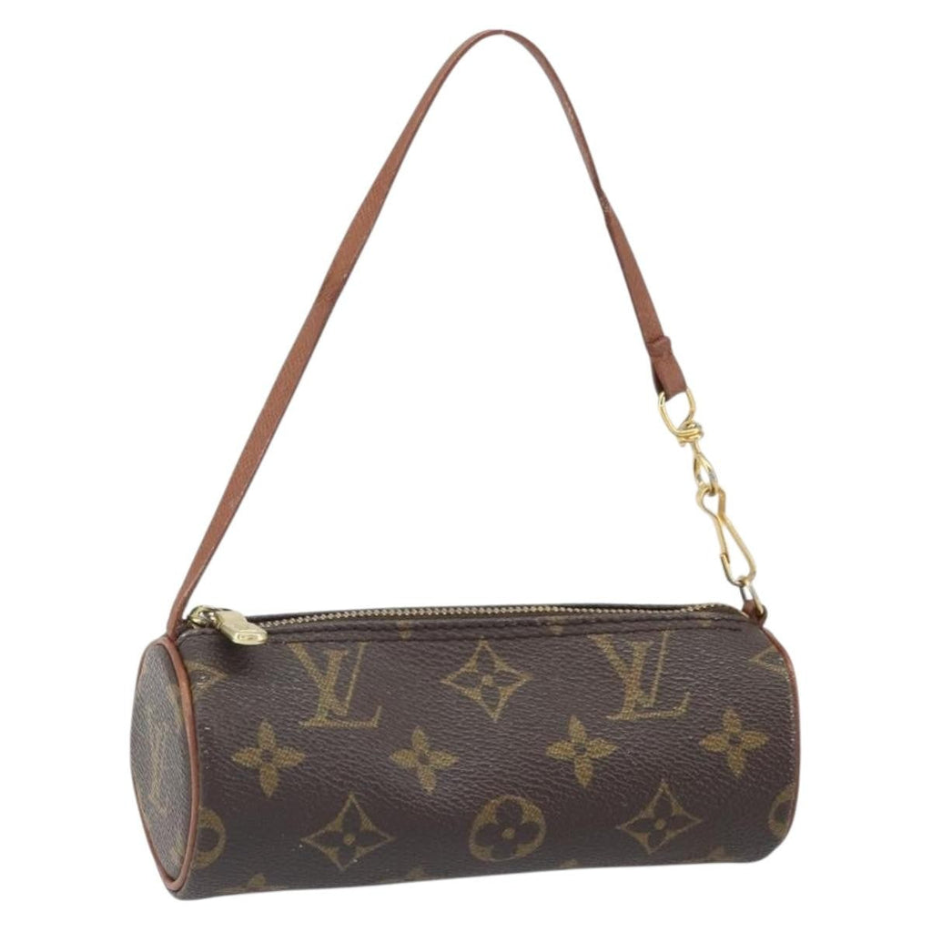 Louis Vuitton Papillon Pochette Monogram Canvas Brown Canvas Clutche & Pouche Bag