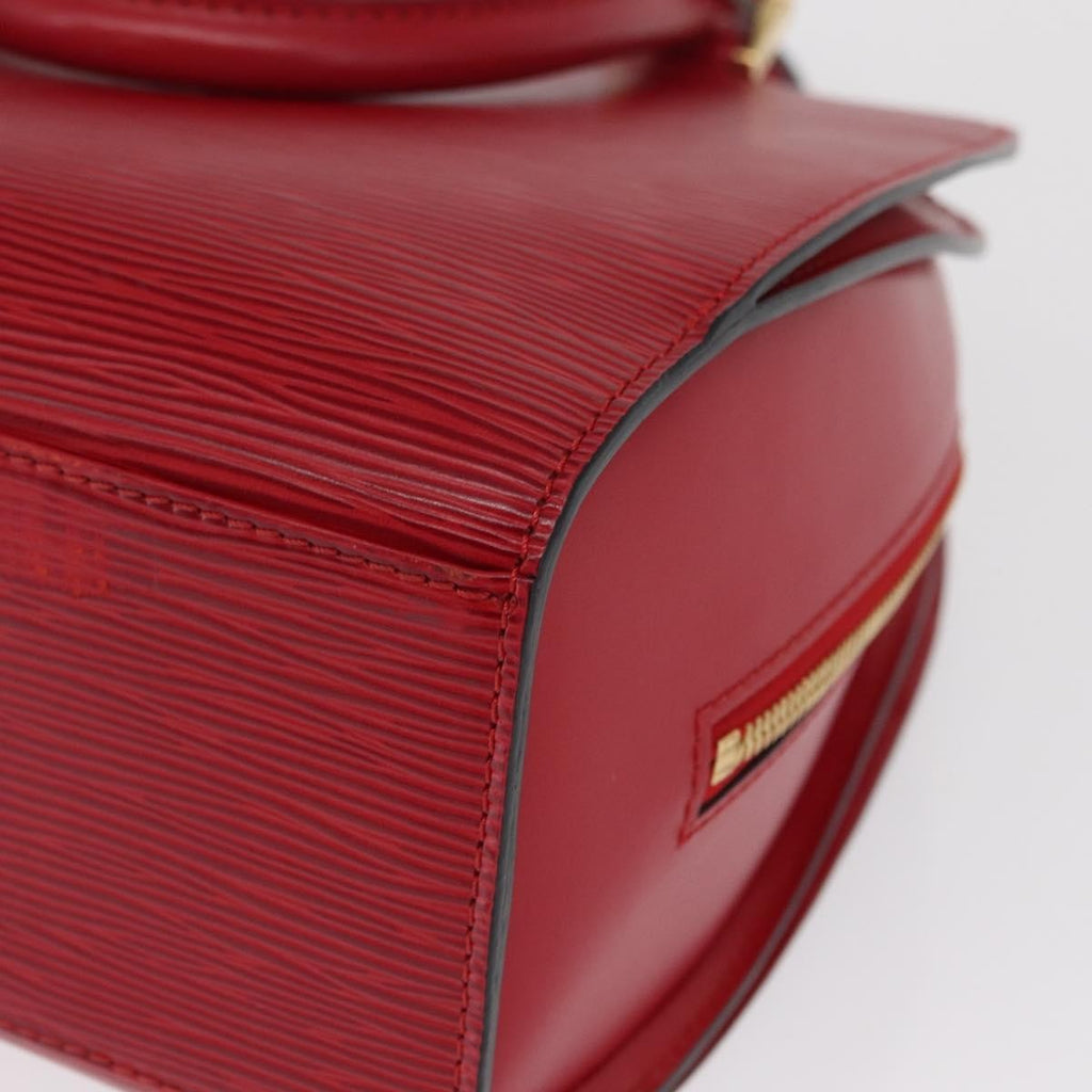 Louis Vuitton Pont Neuf Handbag Epi Leather Red Leather Handbag