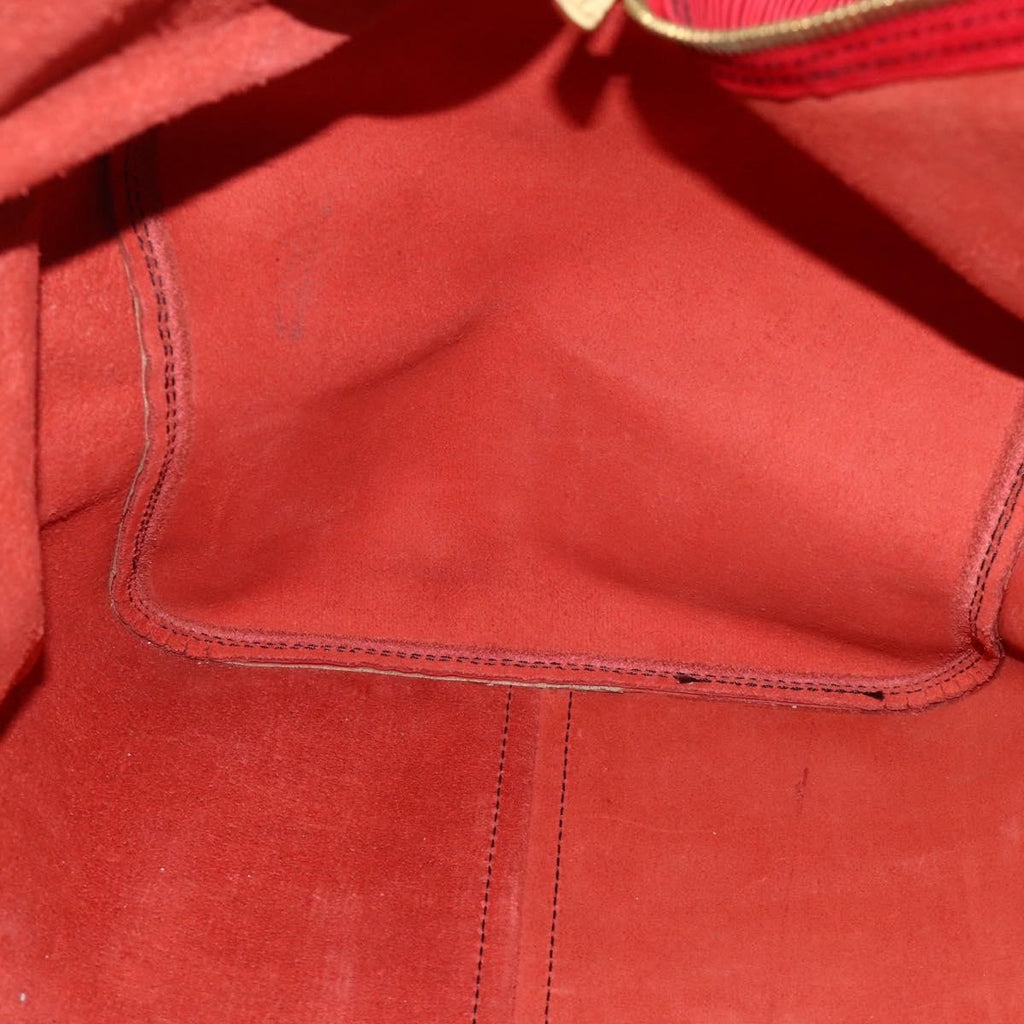 Louis Vuitton Keepall Bag Epi Leather Red Leather Travel Bag
