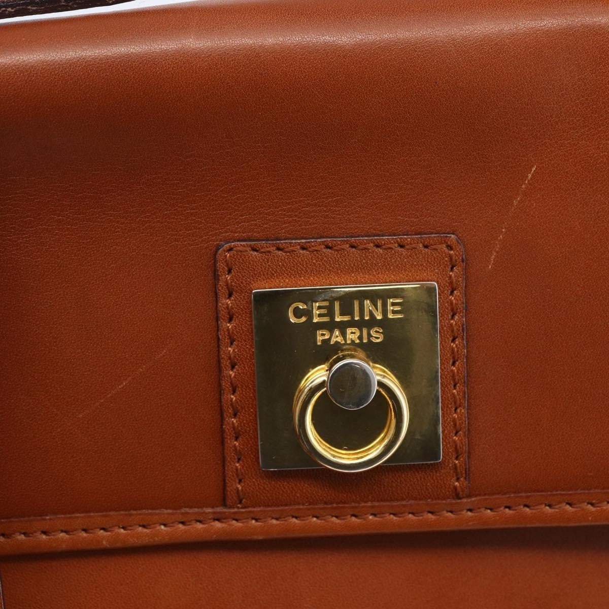 Celine Handbag Leather Brown Leather Handbag