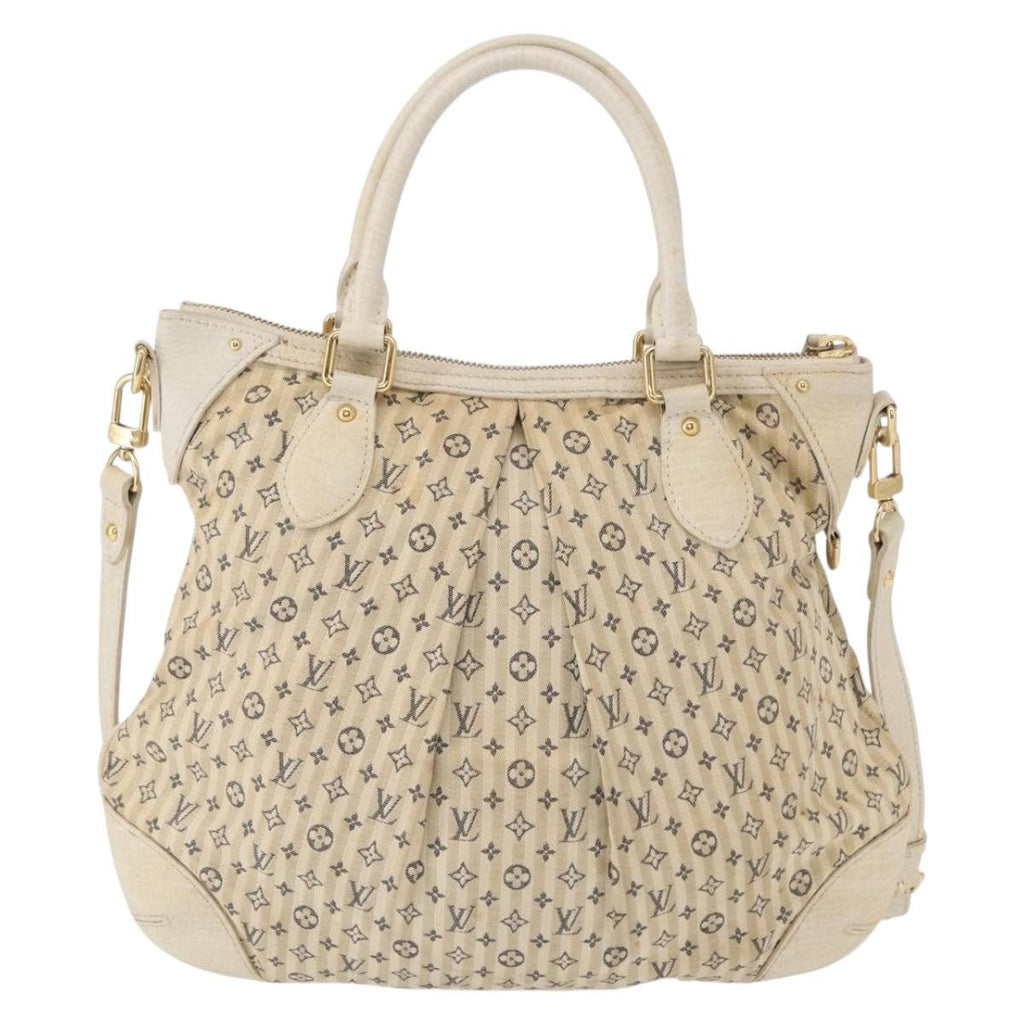 Louis Vuitton Marina Handbag Mini Lin Croisette Beige Canvas Handbag