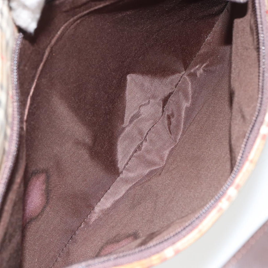 Burberry Nova Check Tote Canvas And Leather Beige Canvas Tote Bag