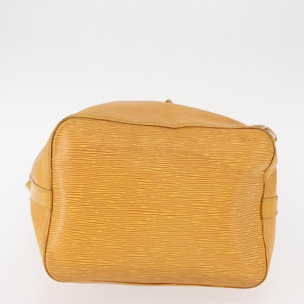 Louis Vuitton Petit Noe Handbag Epi Leather Yellow Leather Shoulder Bag