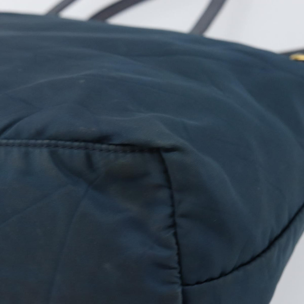 Prada Vintage Tote Tessuto Navy Nylon Tote Bag Bag