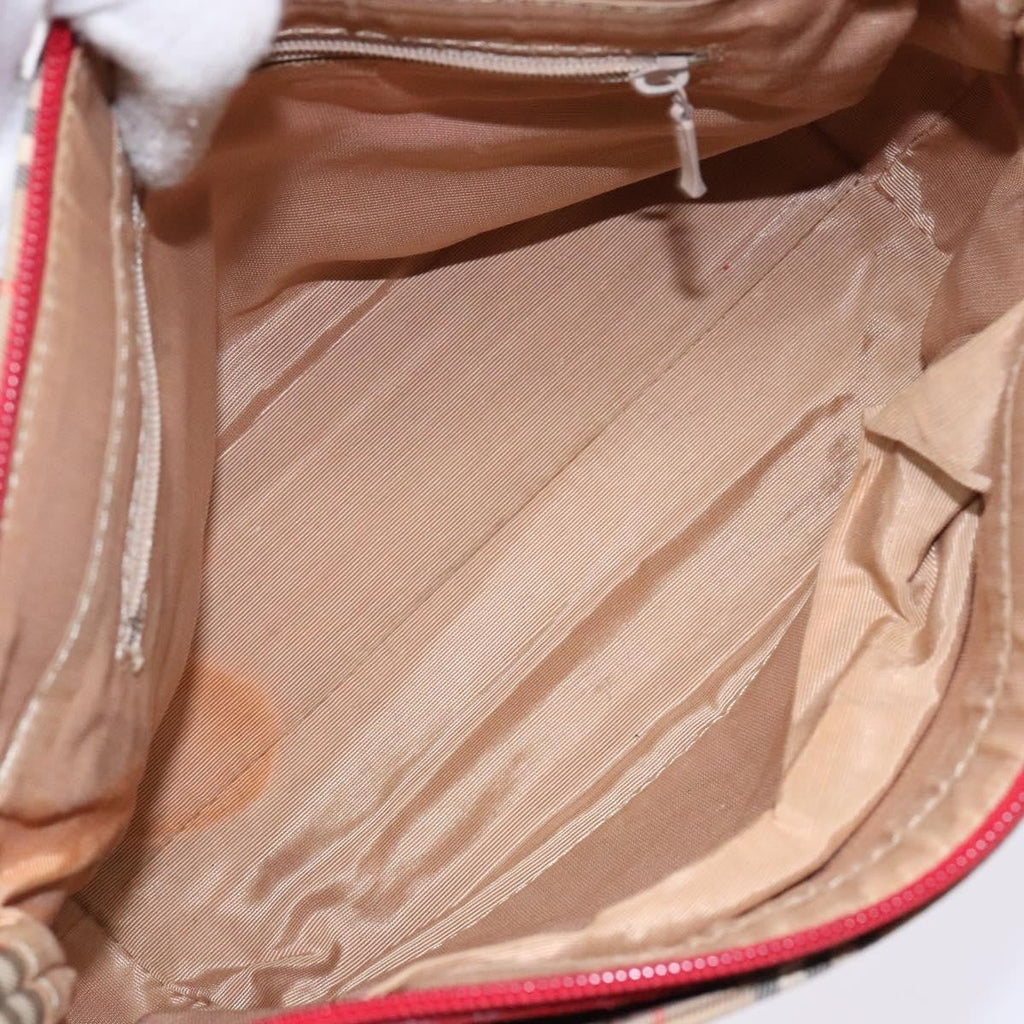 Burberry Nova Check Handbag Nova Check Canvas Beige Canvas Handbag