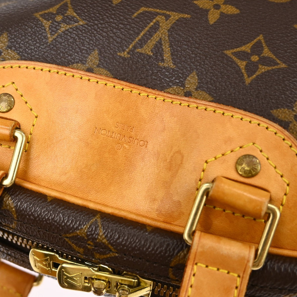Louis Vuitton Excursion Handbag Monogram Canvas Brown Canvas Handbag
