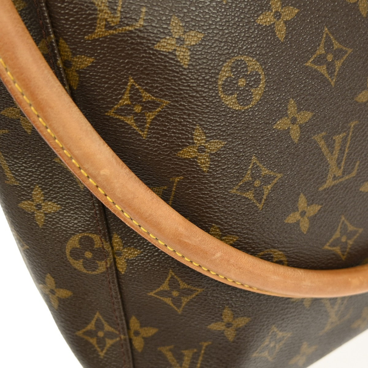 Louis Vuitton Monogram Looping Handbag Monogram Canvas Brown Canvas Shoulder Bag
