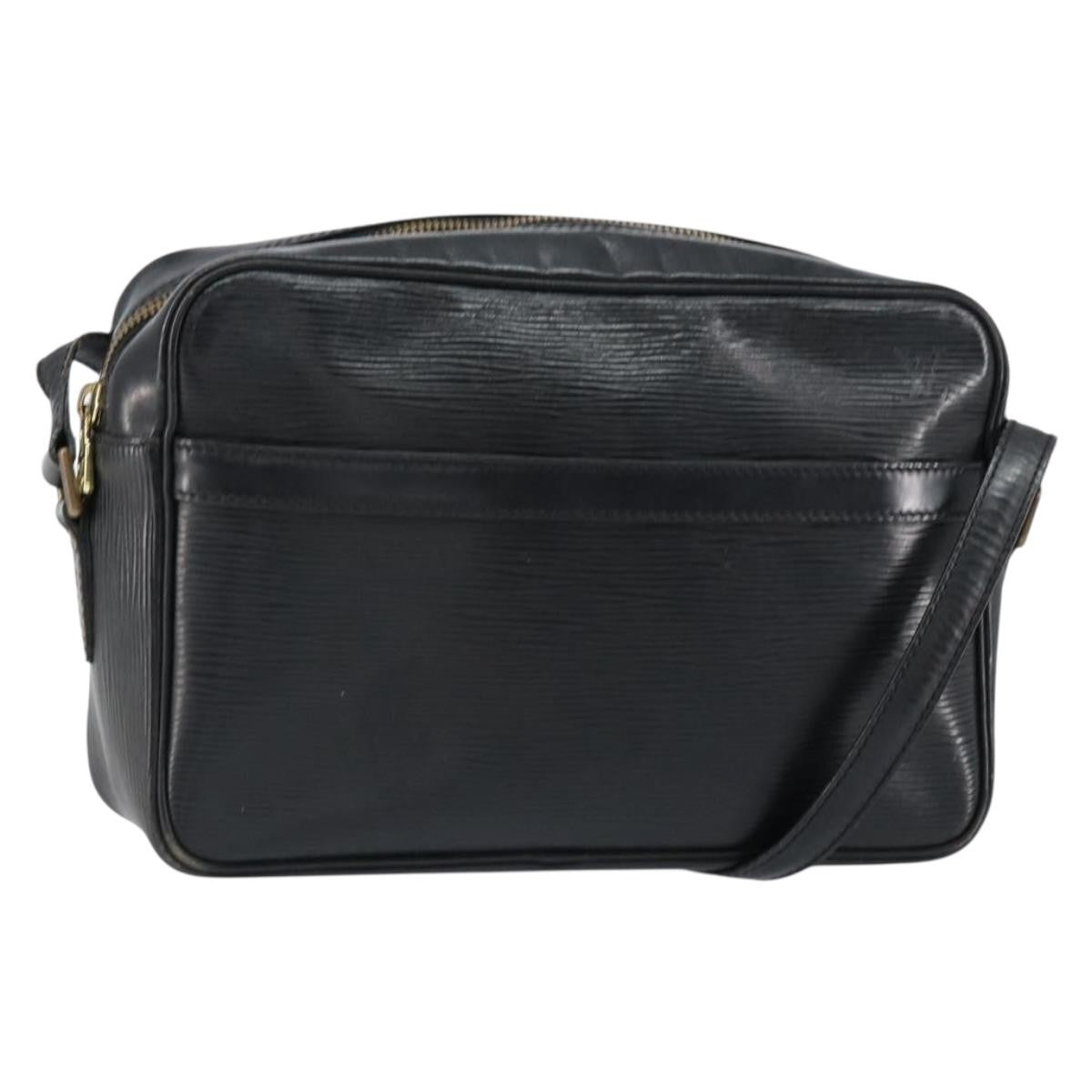 Louis Vuitton Trocadero Handbag Epi Leather Black Leather Shoulder Bag