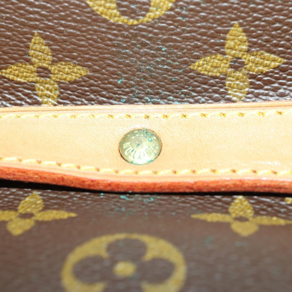 Louis Vuitton Saumur Handbag Monogram Canvas Brown Canvas Shoulder Bag