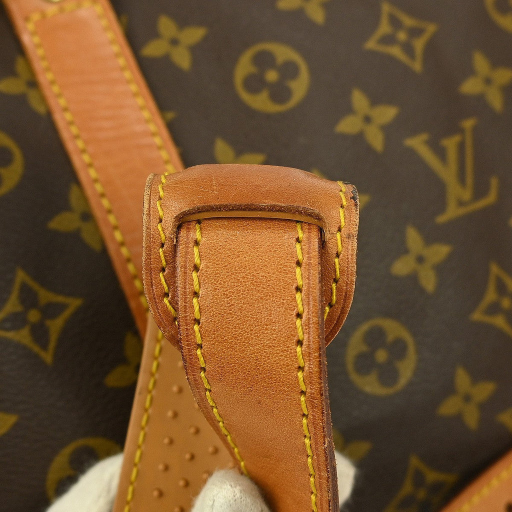 Louis Vuitton Keepall Bandouliere Bag Monogram Canvas Brown Canvas Travel Bag