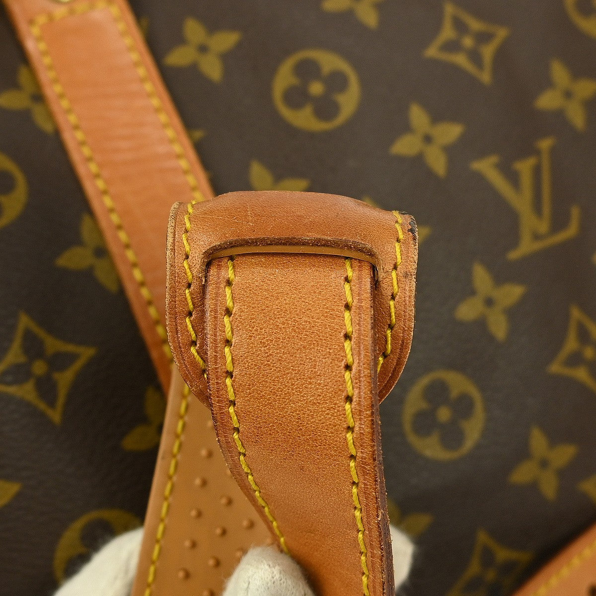 Louis Vuitton Keepall Bandouliere Bag Monogram Canvas Brown Canvas Travel Bag