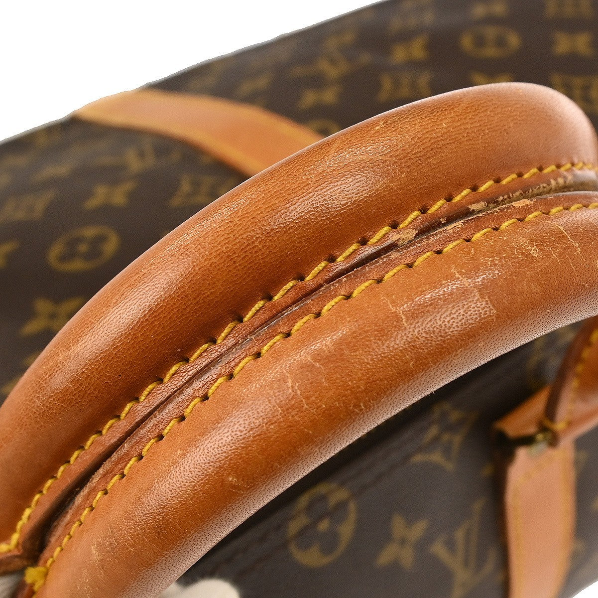 Louis Vuitton Keepall Bag Monogram Canvas Brown Canvas Travel Bag