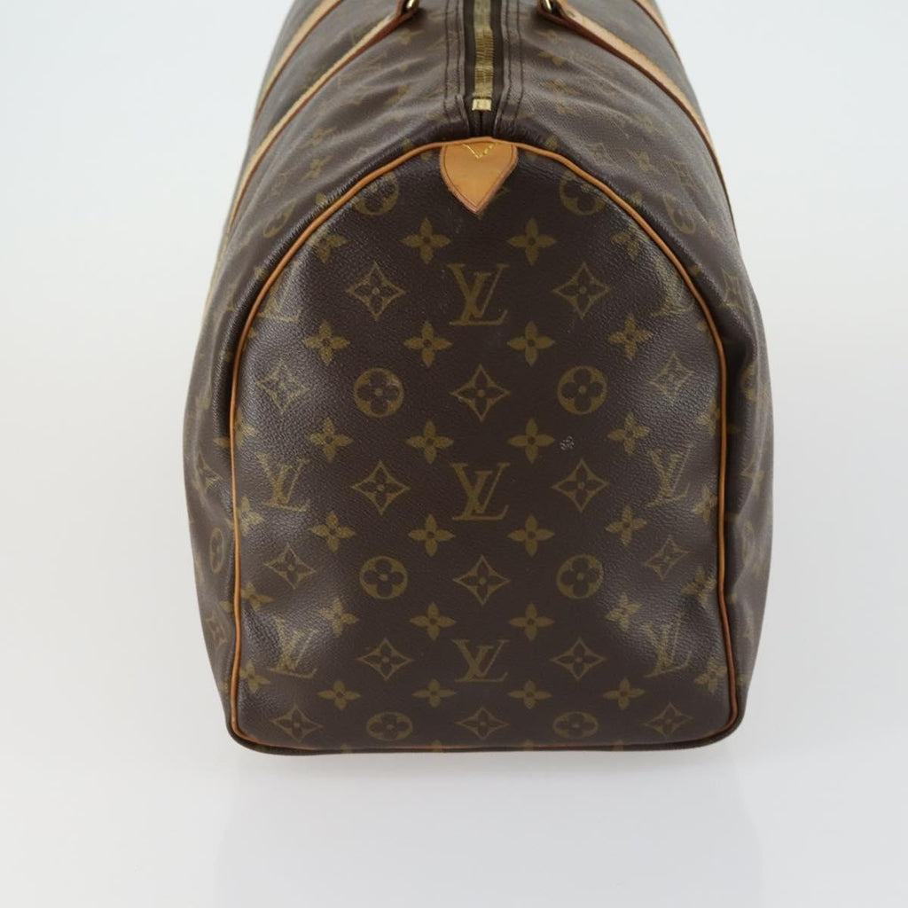 Louis Vuitton Keepall Bag Monogram Canvas Brown Canvas Travel Bag