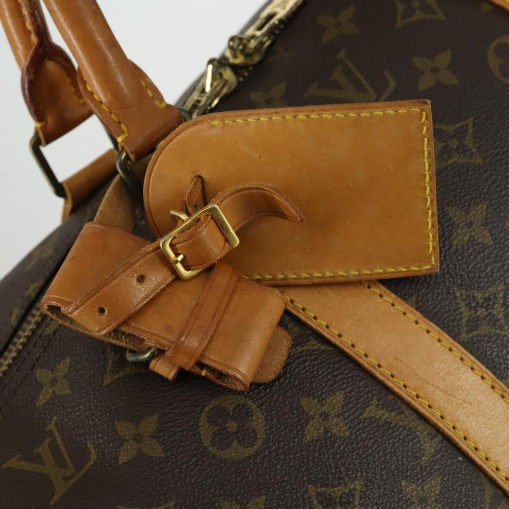 Louis Vuitton Keepall Bag Monogram Canvas Brown Canvas Travel Bag